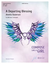 A Departing Blessing SATB choral sheet music cover